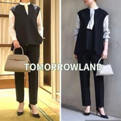 新品25ss トゥモローランド スーパーウールウィーヴ レイヤード