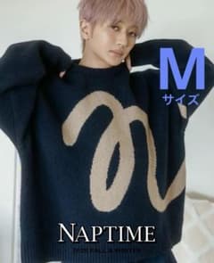 Naptime FW25 ニットプルオーバー NAVY Mサイズ Nissy - メルカリ