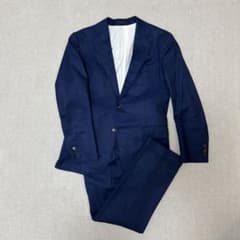 バーニーズニューヨーク カノニコ セットアップ スーツ ネイビー