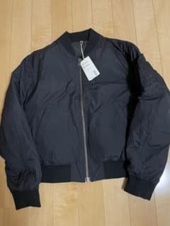 1/7まで最終値下 新品 MUJI LABO MA-1 ダウンブルゾン L 黒 - メルカリ