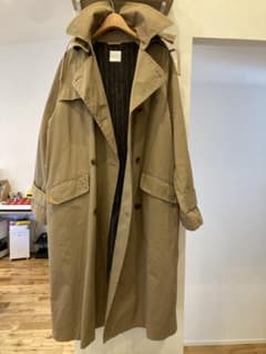 トゥジュー toujours フード付きワイド オーバーサイズ トレンチ