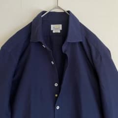 希少XL☆未使用級】ジャンネットワイドスプレッドカラーシャツ