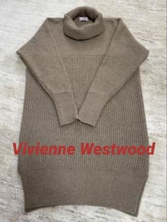 Vivienne Westwood タートルネックニットワンピース サイズ2 - メルカリ