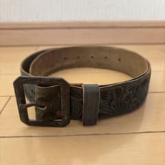 Pohan Cheng様専用 ダブルアールエル 藍染カービングベルト - メルカリ