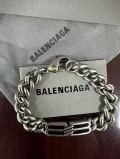 BALENCIAGA チェーンブレスレット シルバー - メルカリ