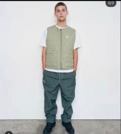 STUSSY DIAMOND QUILTED VEST ダイヤキルト 22SS - メルカリ