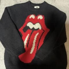 DONCARE Rolling Stones 舌ロゴ ニットセーター - メルカリ