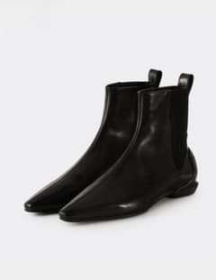 即発送可美品シーセイチゼルトゥアンクルブーツ23.5黒ブラックシセイ