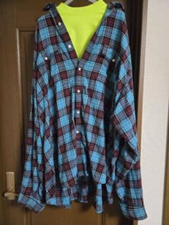 バレンシアガ 22SS トロンプルイユ ダメージ加工 ドッキングチェック