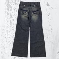 レッドペッパー y2k 00s フレアデニム ブーツカット アーカイブ バギー