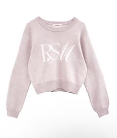 ロゼミューズ Logo jaquard knit - メルカリ