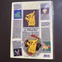 ポケットモンスター ポケモン レトロ 下敷き ステッカー 2点セット 未