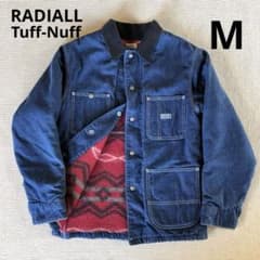 日本製 RADIALL ラディアル デニムカバーオール 裏地ブランケット M