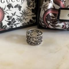 土日限定価格】グッチ GUCCI 指輪 リング 11号 (箱、保存袋付き