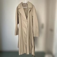 ベージュ トレンチコート ウエストベルト付き - メルカリ