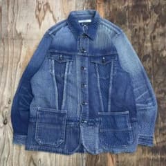 FDMTL 刺子 パッチワーク カバーオール ジャケット 日本製 野良着 新品