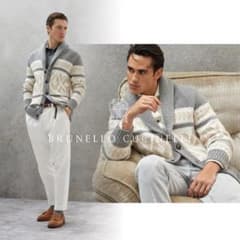 Q71☆未使用☆23-24AW☆極上カシミヤ100% ニット ブルネロクチネリ