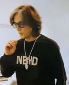 B'z 稲葉浩志 着用 長袖カットソー 黒 neighborhood 稲葉さん - メルカリ
