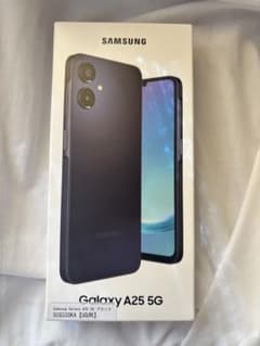 Samsung Galaxy A25 5G 本体 ブラック 箱付き - メルカリ