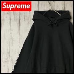 ビッグシルエット】シュプリーム☆スリーブビッグロゴ入り希少パーカー