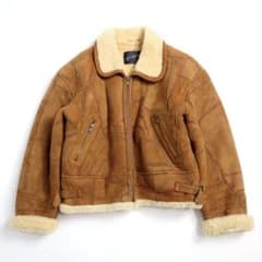 2点セット90s B3 ツギハギ 短丈 ムートン フライトジャケット - メルカリ