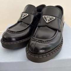 RONISARA さま専用 PRADA ブラック ローファー 保存袋付き - メルカリ