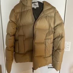 PYRENEX フード付きダウンジャケット S/M ベージュ系 - メルカリ