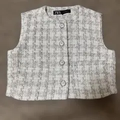 2026年最新】zara ツイード ジレの人気アイテム - メルカリ