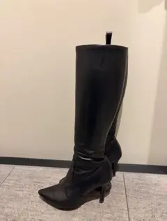 キーパー付】DIANA ダイアナ ロングブーツ 黒スエード 23.5cm日本製