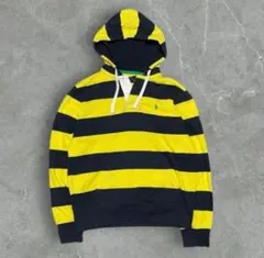 RalphLauren ボーダー ジップパーカー XS y2k 平成 - メルカリ