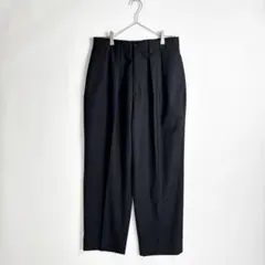 極美品】BERNARD ZINS ウールフランネル 2タック ワイドスラックス