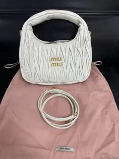 2026年最新】miumiu バッグ 白の人気アイテム - メルカリ