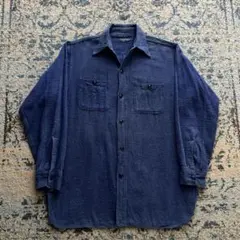 40s ROOMY RICHARD ネルシャツ マチ付き 無地 検30s50s - メルカリ