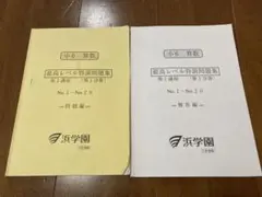 2026年最新】浜学園 小6 最高レベル特訓 テキストの人気アイテム
