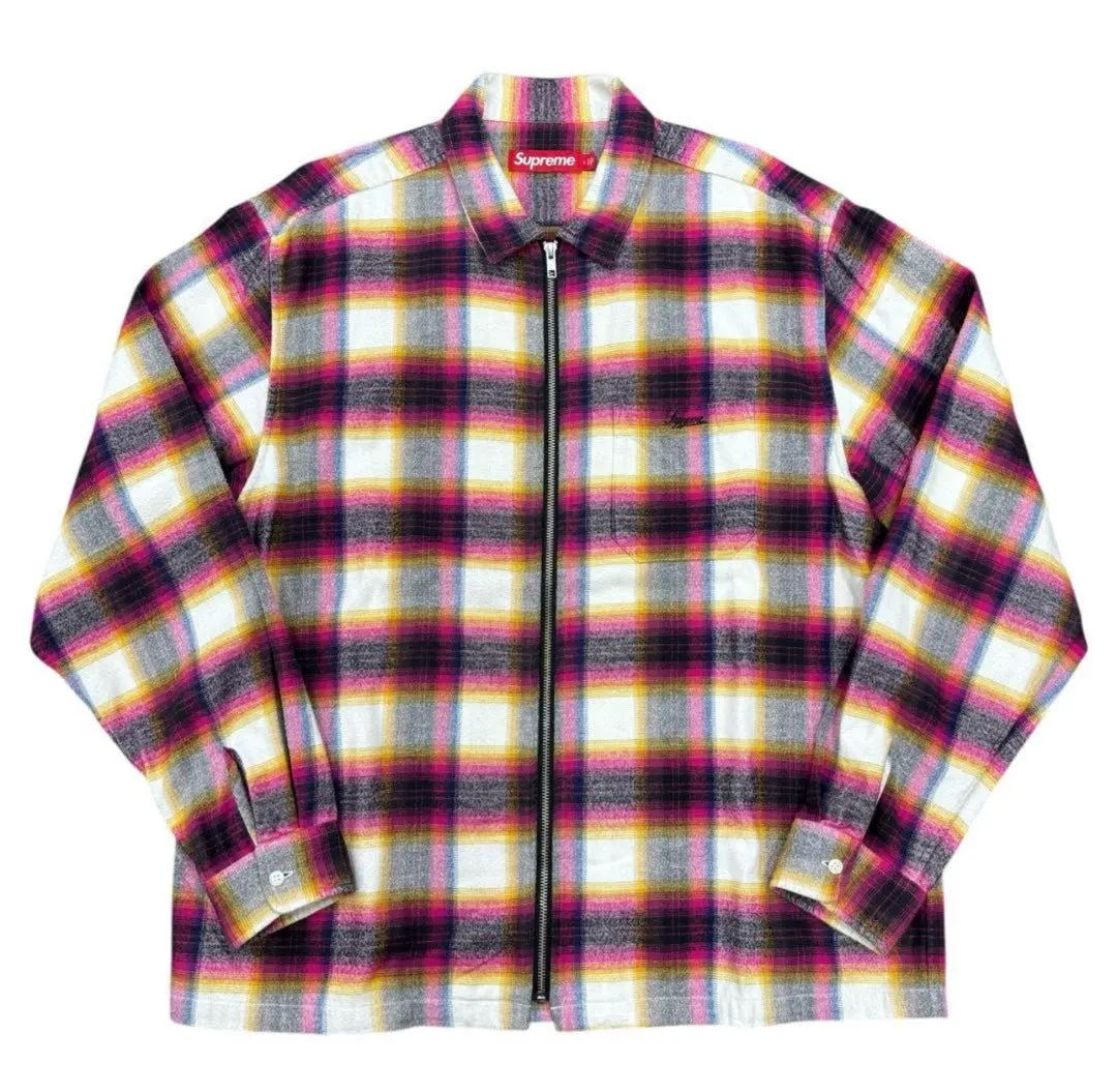 2026年最新】Supreme Shadow Plaid Flannel Zip Up Shirtの人気
