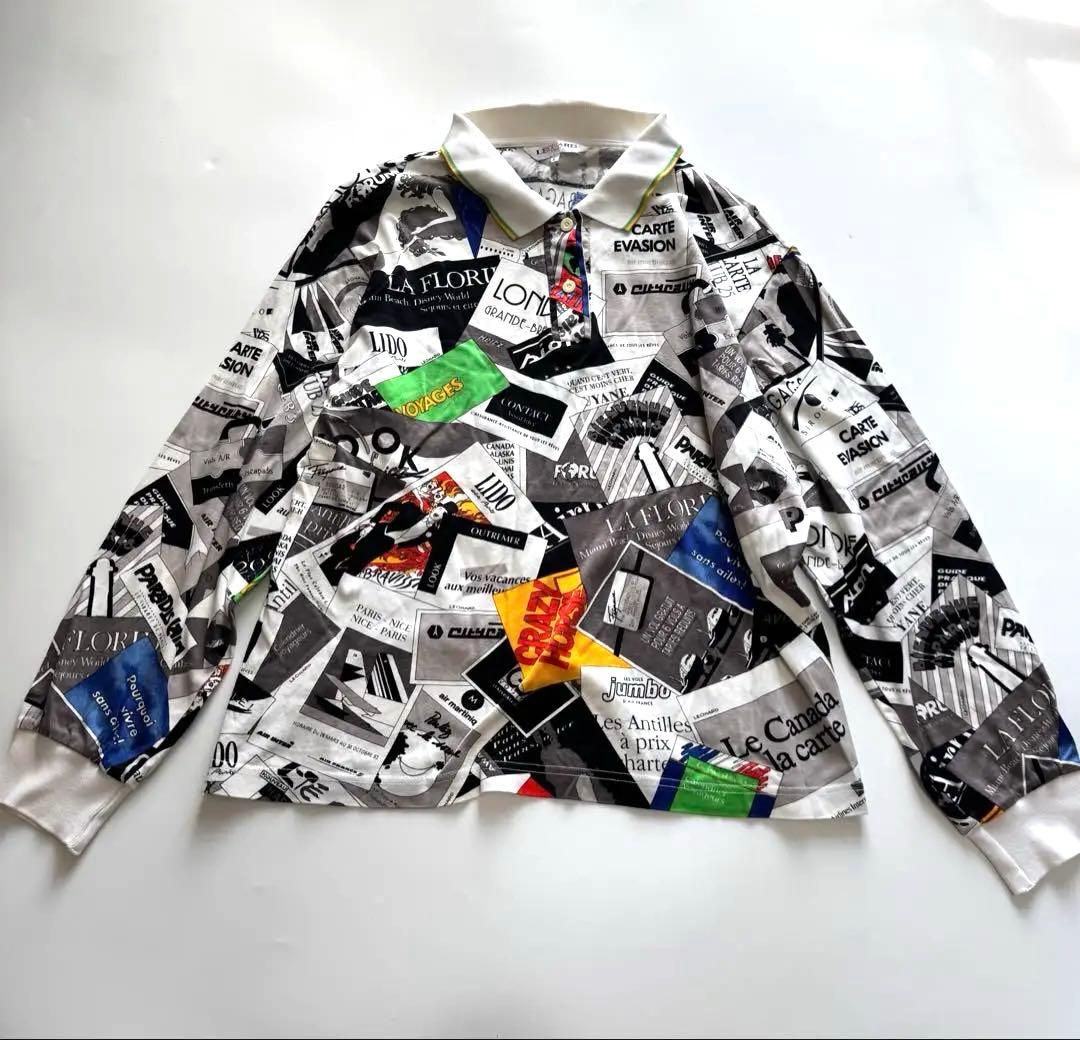 LEONARD レオナール 記事柄 ポスター ポロシャツ カットソー - メルカリ