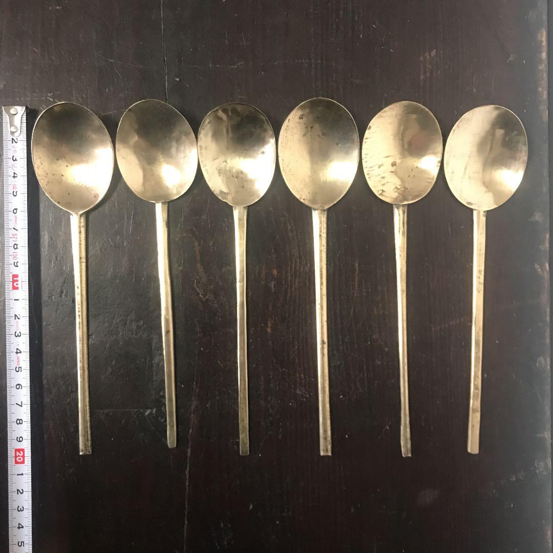 李朝スッカラ アンティーク韓国スプーン5点セット 骨董品 2025年最新