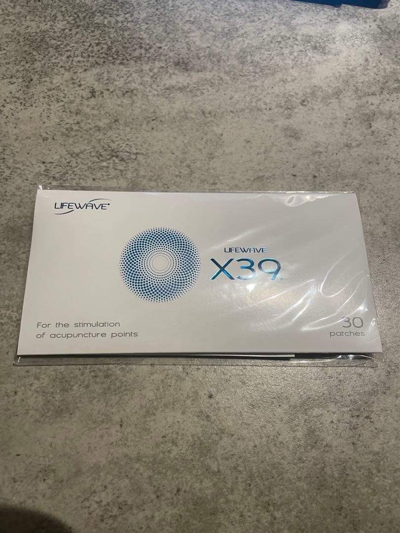 ライフウェーブ　X39 正規品　新品未使用品 エックスサーティナイン ライフウェーブ X39 パッチシール 30枚 説明書