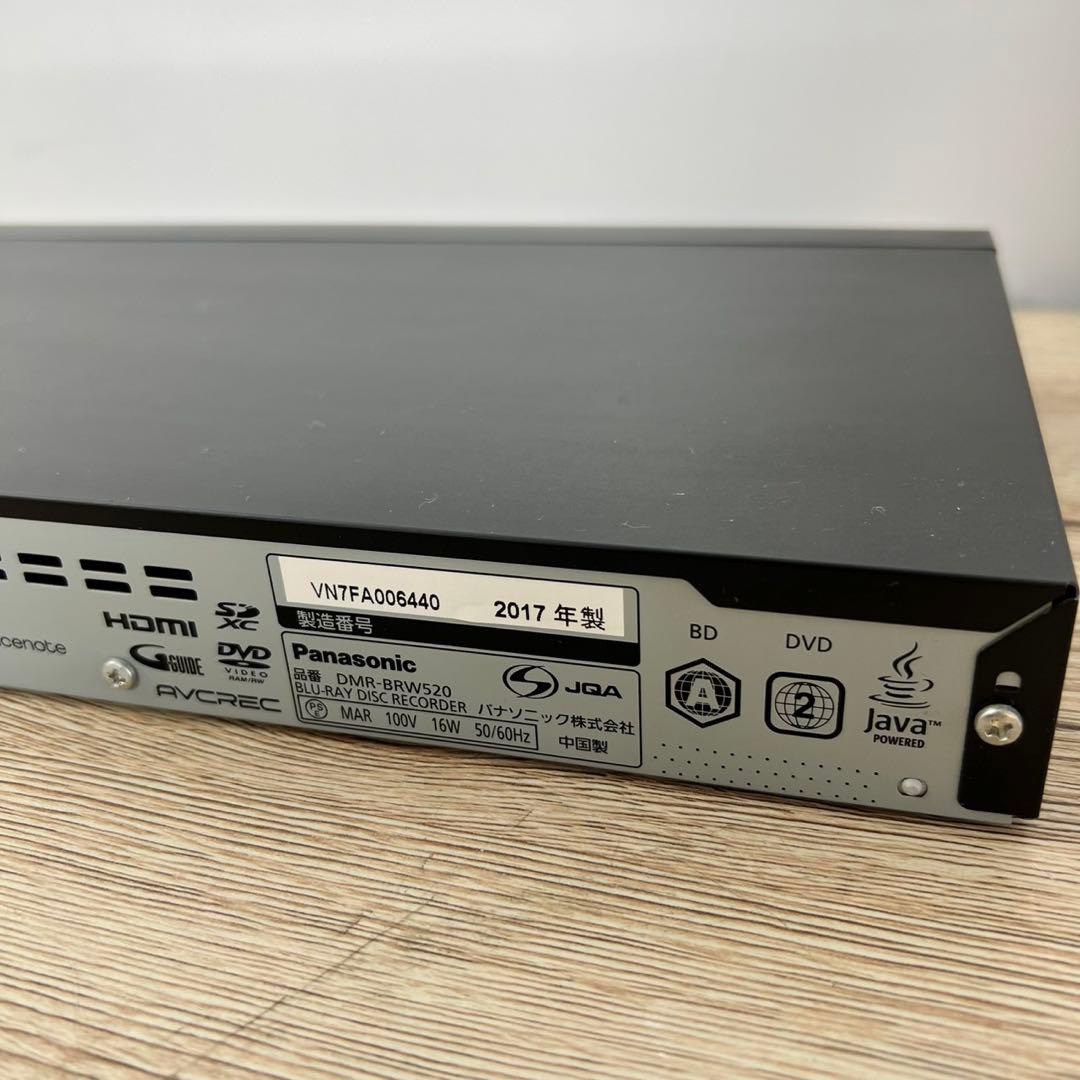 Panasonic ブルーレイレコーダー DMR-BRW520 2017 E81 - メルカリ