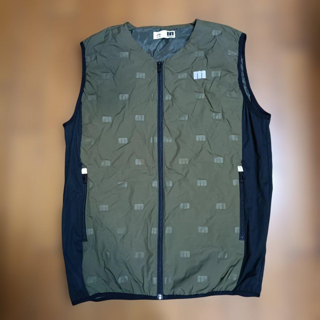 マンシングウェア 光を熱に変える ヒートナビ ＋5℃ ダウンベスト L 美