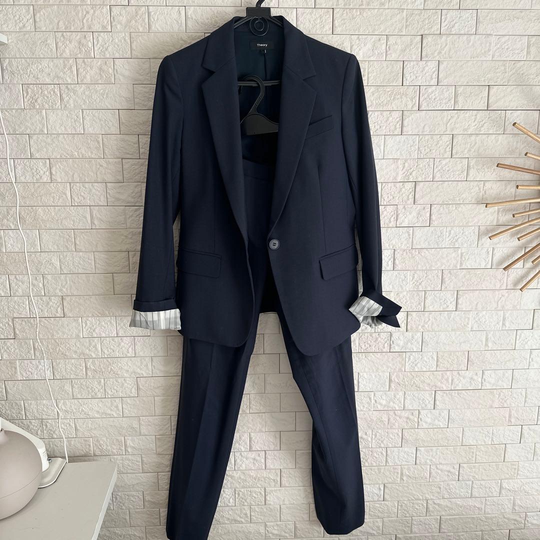 theory / パンツスーツ(ジャケットとパンツセット) theory（セオリー） 良品 SAXONY SOFT ZIYON テーラードジャケット