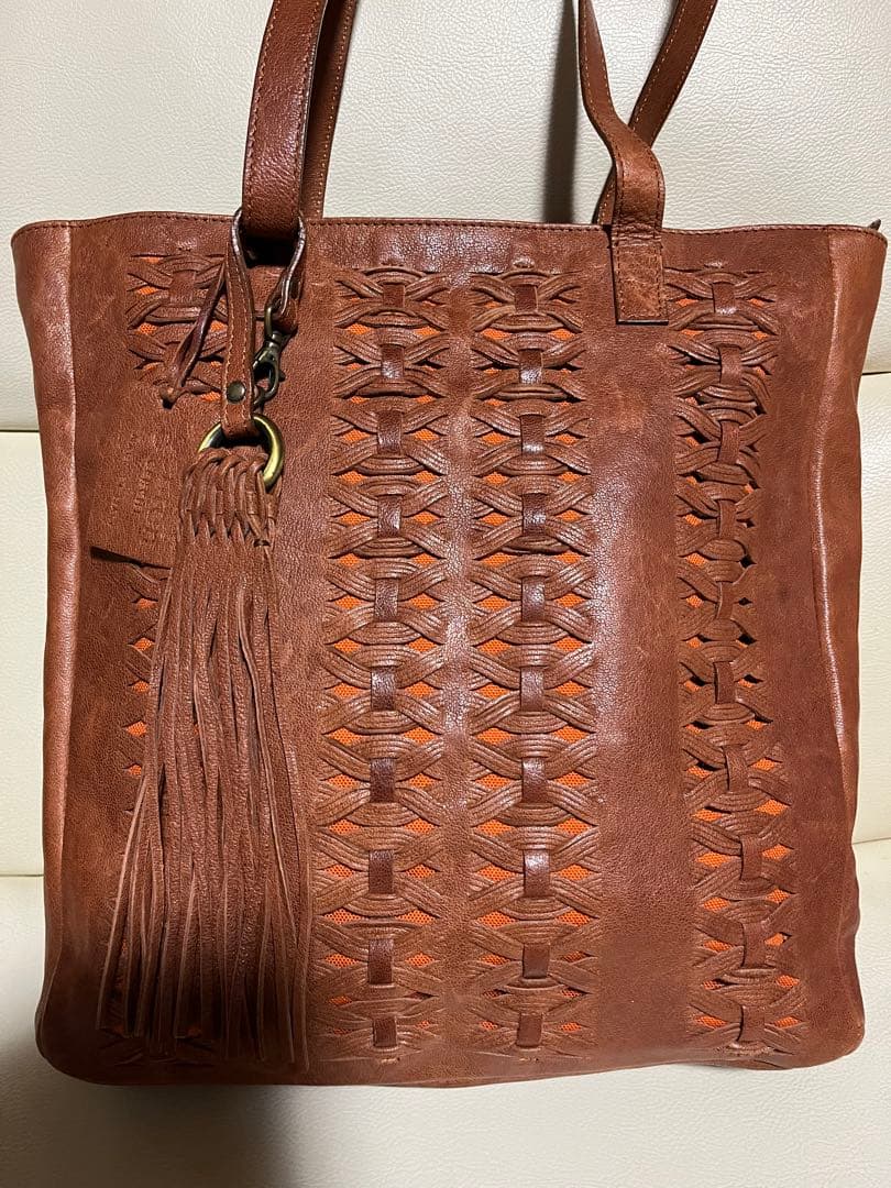 genten CERCH ゲンテンチェルキ＊ トートバッグ genten 48001 CERCHI チェルキ / ゲンテン 牛革 ブラウン 茶 トート