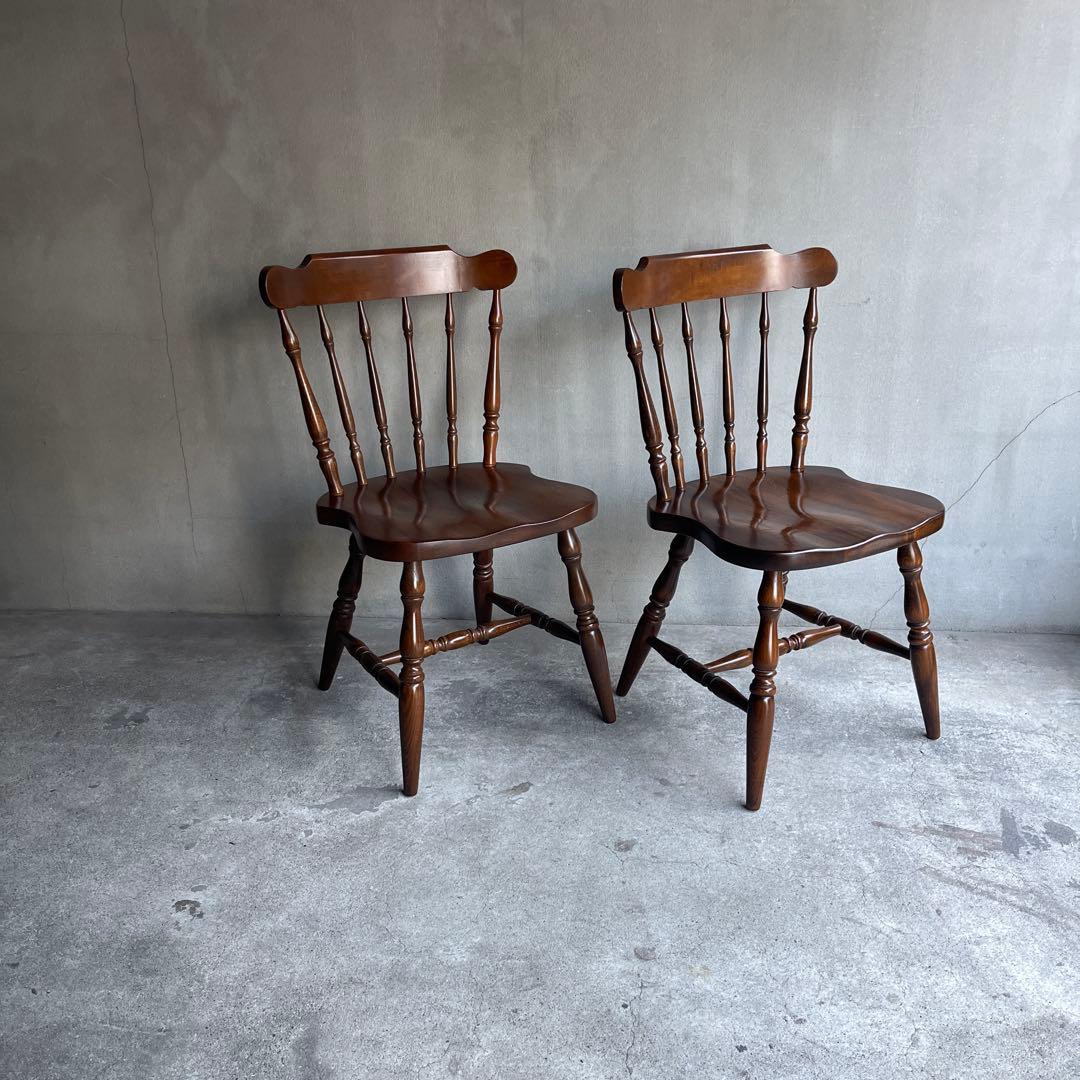 飛騨家具　キツツキ　ウィンザーチェア 楽天市場】飛騨産業 キツツキ ダイニングチェア ブナ材 ビンテージ