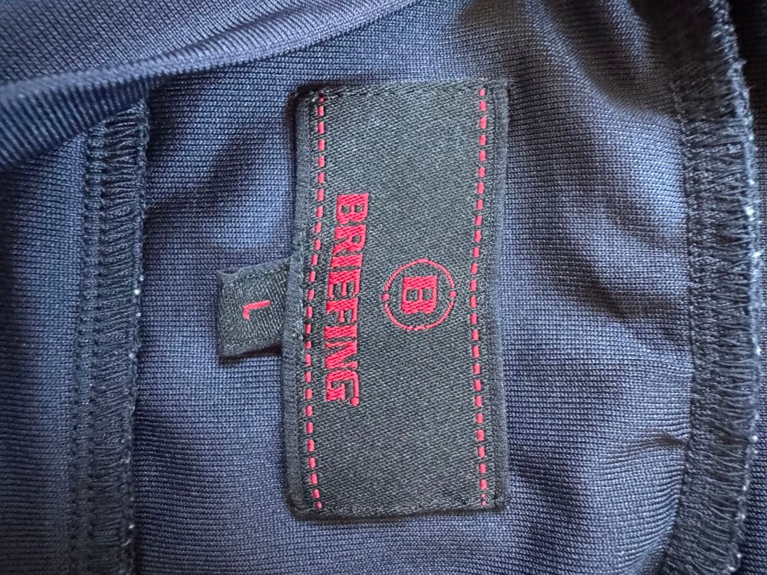 入手困難BRIEFING サイドロゴラインハイネック モックネック 半袖