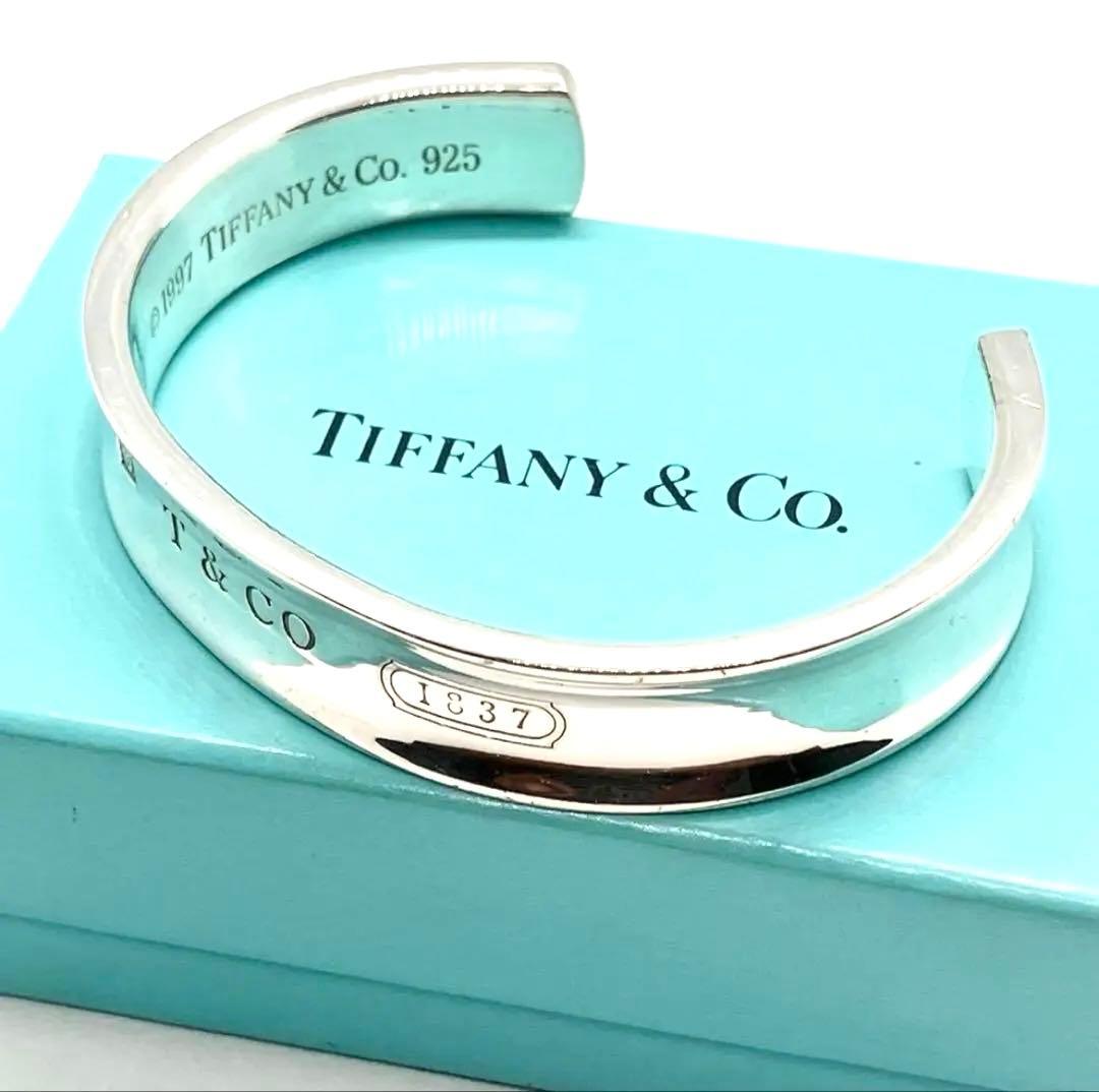 あ*ー様 美品✨ティファニー 1837 ナロー カフ 925シルバー バングル 楽天市場】Tiffany&Co. ティファニー1837ナローカフブレスレットS M L