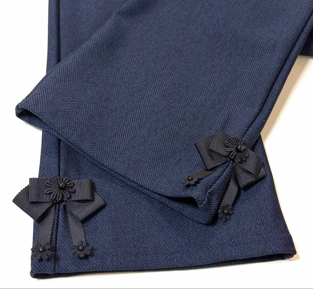 2025AW⭐️スーパービューティー⭐️ サイドリボン使い 裏起毛パンツ