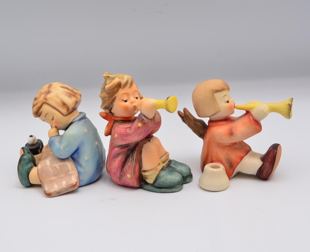 フンメル人形 3体セット トランペット／ホーン／お昼寝 ドイツ