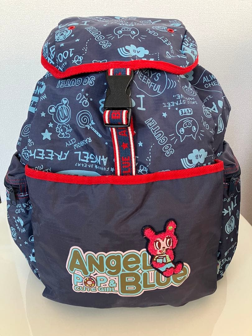 エンジェルブルー ナイロンリュック - メルカリ