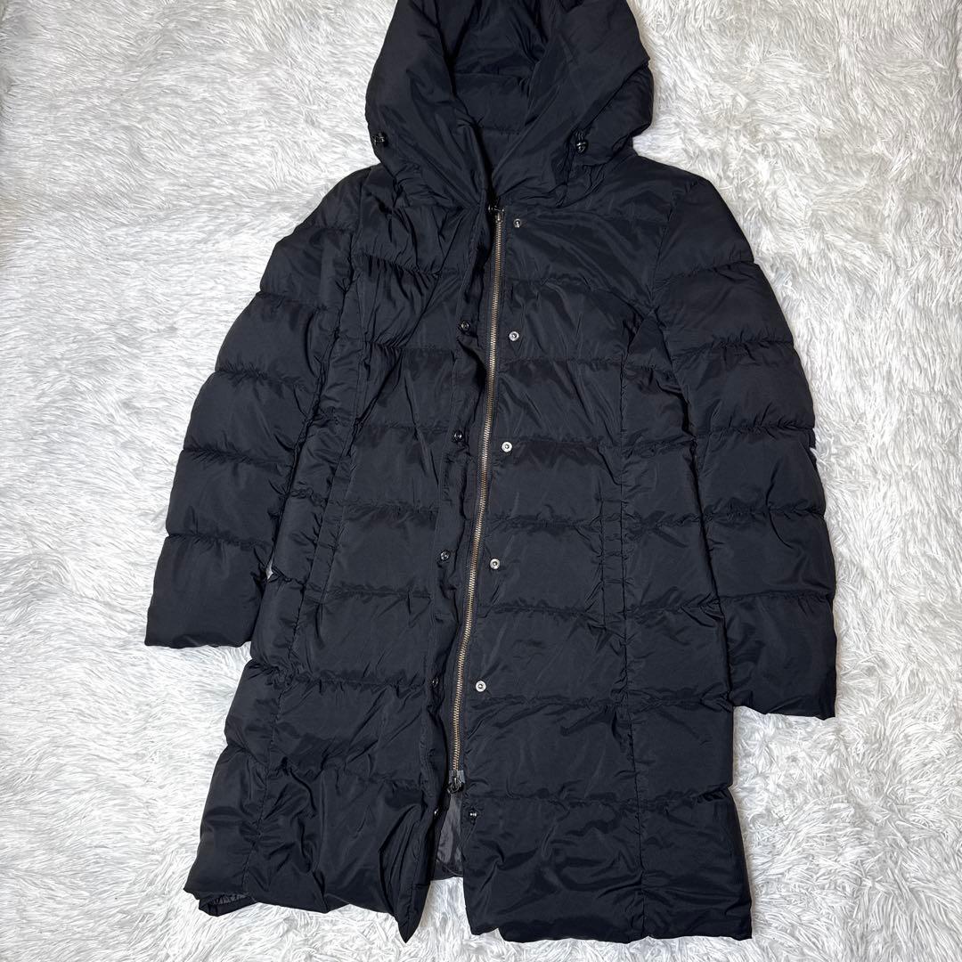美品✨アンタイトル ホワイトダック ダウンコート ボリュームカラー 42