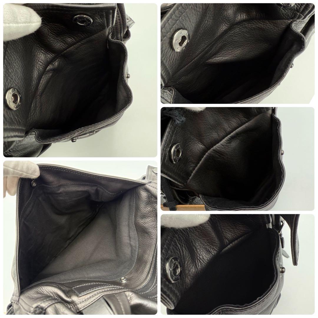 美品 タグ付き ベルスタッフ オールレザー メッセンジャー ショルダー